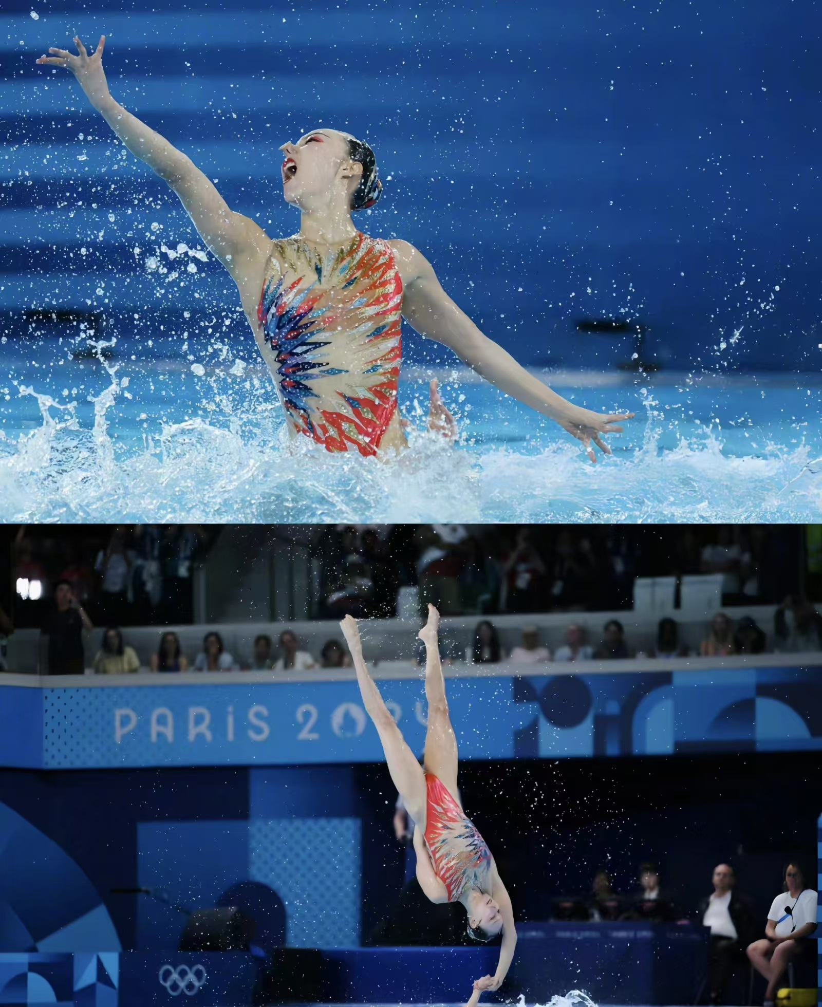 瑞典花游选手表演绝技夺得金牌 瑞典花游选手表演绝技夺得金牌